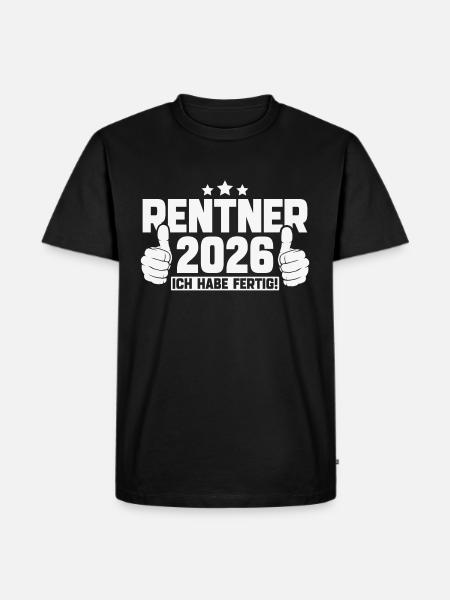 Retirees 2026 I've finished 2026 - Men's Premium Organic T-Shirt - black