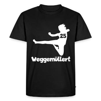 Thomas Müller - Männer Premium Bio T-Shirt - Schwarz - Vorne - Nico (187cm)