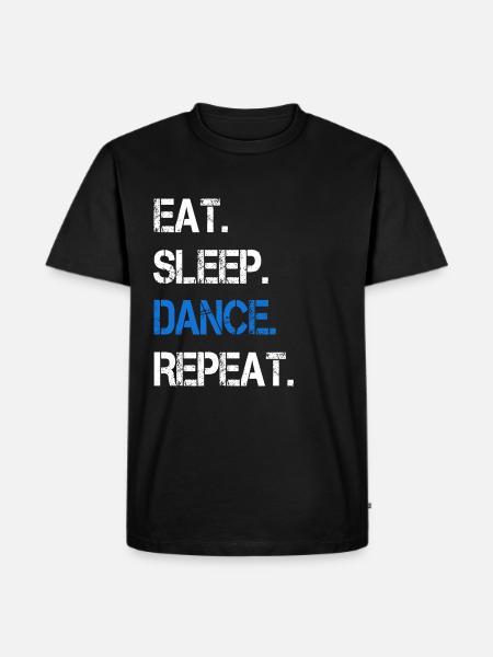 Dancing Dance Dancer Dancer - Men's Premium Organic T-Shirt - black