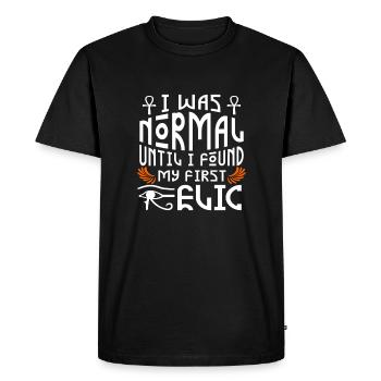 Archaeology Gift I Was Normal Until First Relic - Men's Premium Organic T-Shirt - black - Front - Nico (187cm)