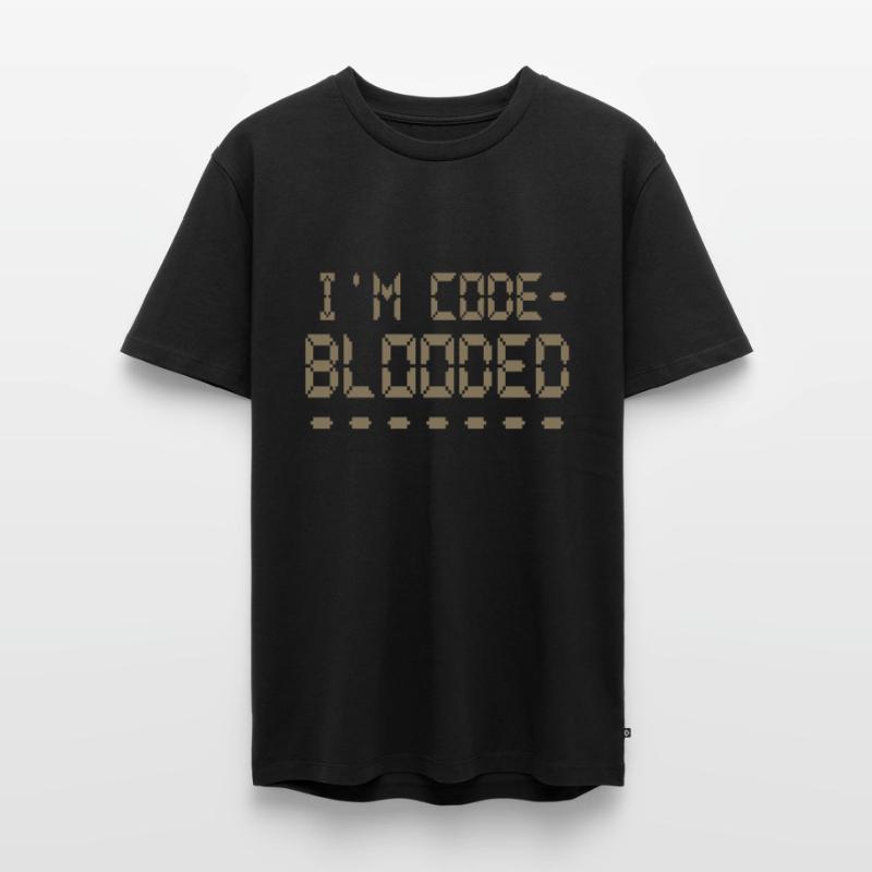 Computerprogrammierung Ich bin Code Blooded Programmierer Männer Premium Bio T-Shirt