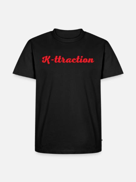 K-ttraction Designed for you - Männer Premium Bio T-Shirt - Schwarz