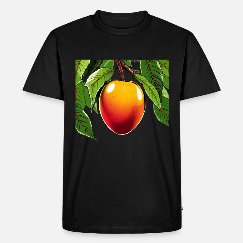 Mango - Männer Premium Bio T-Shirt - Schwarz