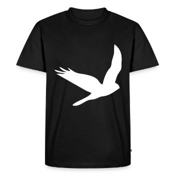 Oiseau Oiseau Oiseau Oiseaux - T-shirt Premium bio Homme - noir - Devant - Nico (187cm)