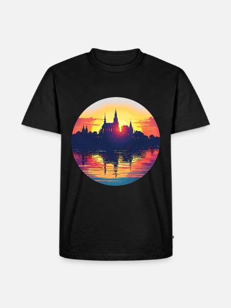 Koblenz Skyline - Men's Premium Organic T-Shirt - black