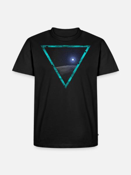 La vue dans l'espace - T-shirt Premium bio Homme - noir