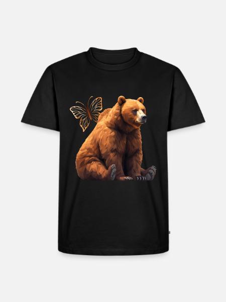 Grizzly bear - Men's Premium Organic T-Shirt - black