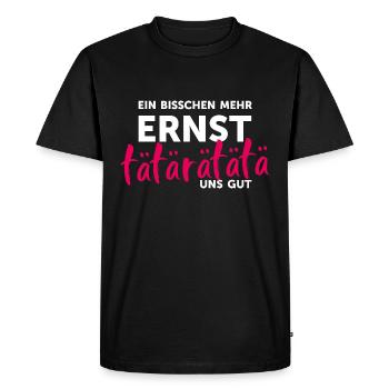 Activité: costume de carnaval déguisement de carnaval - T-shirt Premium bio Homme - noir - Devant - Nico (187cm)