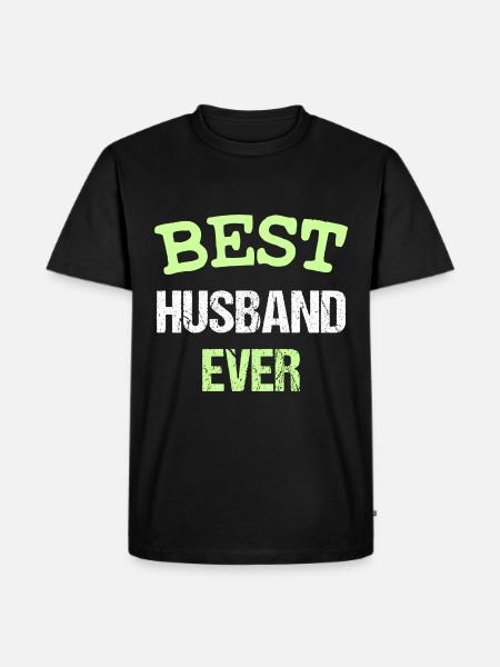 BEST HUSBAND EVER - Men's Premium Organic T-Shirt - black