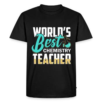chimie - T-shirt Premium bio Homme - noir - Devant - Nico (187cm)