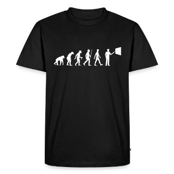 Teacher Evolution School School Teacher - Men's Premium Organic T-Shirt - black - Front - Nico (187cm)