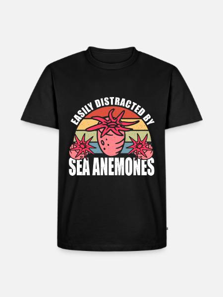 Sea Anemones Gift - Men's Premium Organic T-Shirt - black