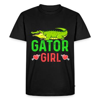 alligator - Men's Premium Organic T-Shirt - black - Front - Nico (187cm)