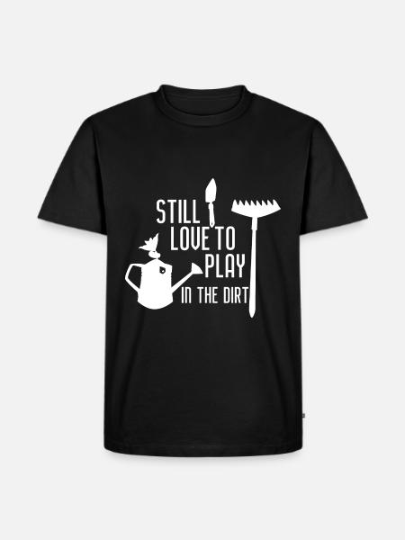 gardener - Men's Premium Organic T-Shirt - black