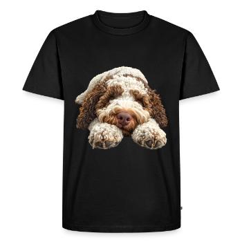 Lagotto Romagnolo - T-shirt Premium bio Homme - noir - Devant - Nico (187cm)