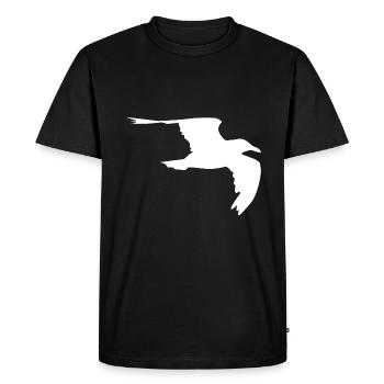 Mouette Mouette - T-shirt Premium bio Homme - noir - Devant - Nico (187cm)