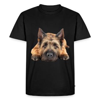 Berger Picard - T-shirt Premium bio Homme - noir - Devant - Nico (187cm)