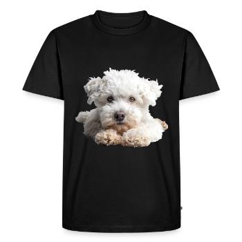 Bolognes - T-shirt Premium bio Homme - noir - Devant - Nico (187cm)