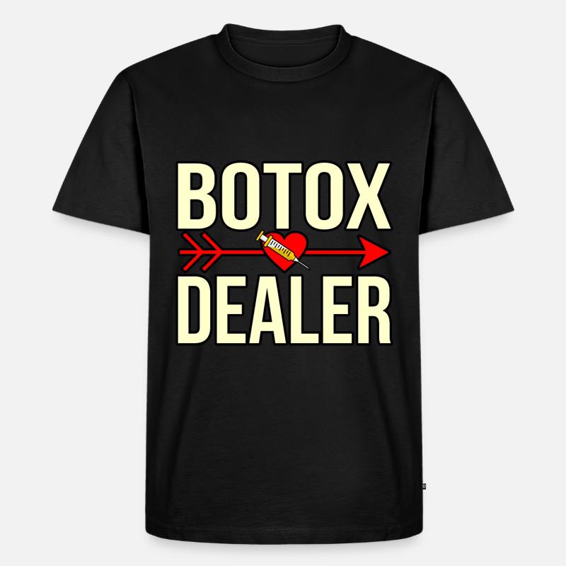 Botox - Männer Premium Bio T-Shirt - Schwarz