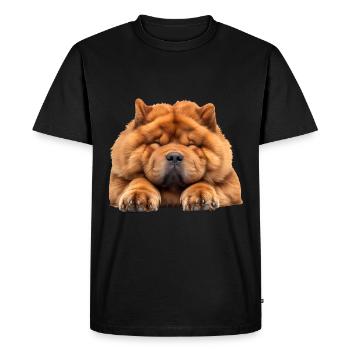 Chow Chow - T-shirt Premium bio Homme - noir - Devant - Nico (187cm)