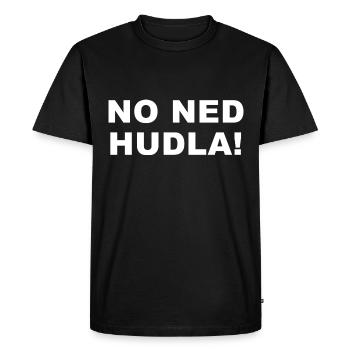 No ned hudla! - Men's Premium Organic T-Shirt - black - Front - Nico (187cm)