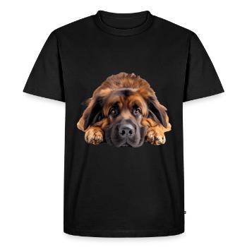 Leonberger - T-shirt Premium bio Homme - noir - Devant - Nico (187cm)