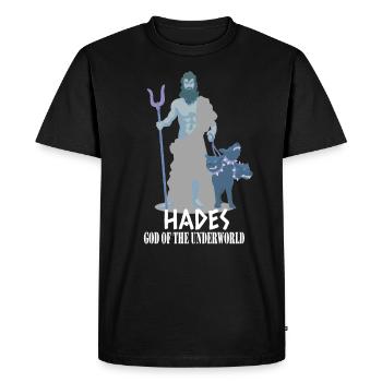Mythologie grecque Dieux Grecs Hadès - T-shirt Premium bio Homme - noir - Devant - Nico (187cm)