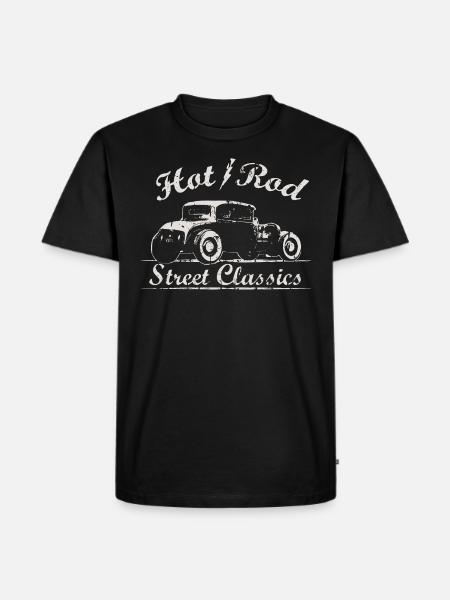 Cooler Hot Rod - Auto Street Classics - Men's Premium Organic T-Shirt - black