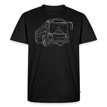 Busfahrer Bus - T-shirt Premium bio Homme - noir - Devant - Nico (187cm)