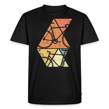 Fahhhrad - T-shirt Premium bio Homme - noir - Devant - Nico (187cm)