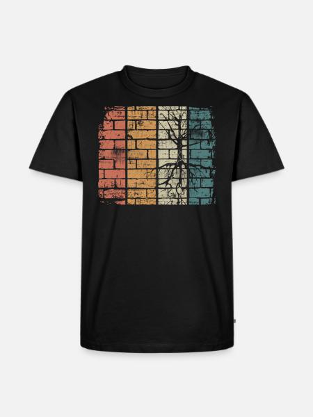 Environmental Protection Tree - Men's Premium Organic T-Shirt - black