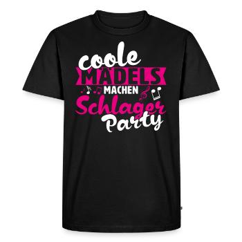 Fête des batteurs - T-shirt Premium bio Homme - noir - Devant - Nico (187cm)