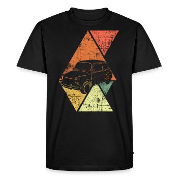 Voitures anciennes - T-shirt Premium bio Homme - noir - Devant - Nico (187cm)