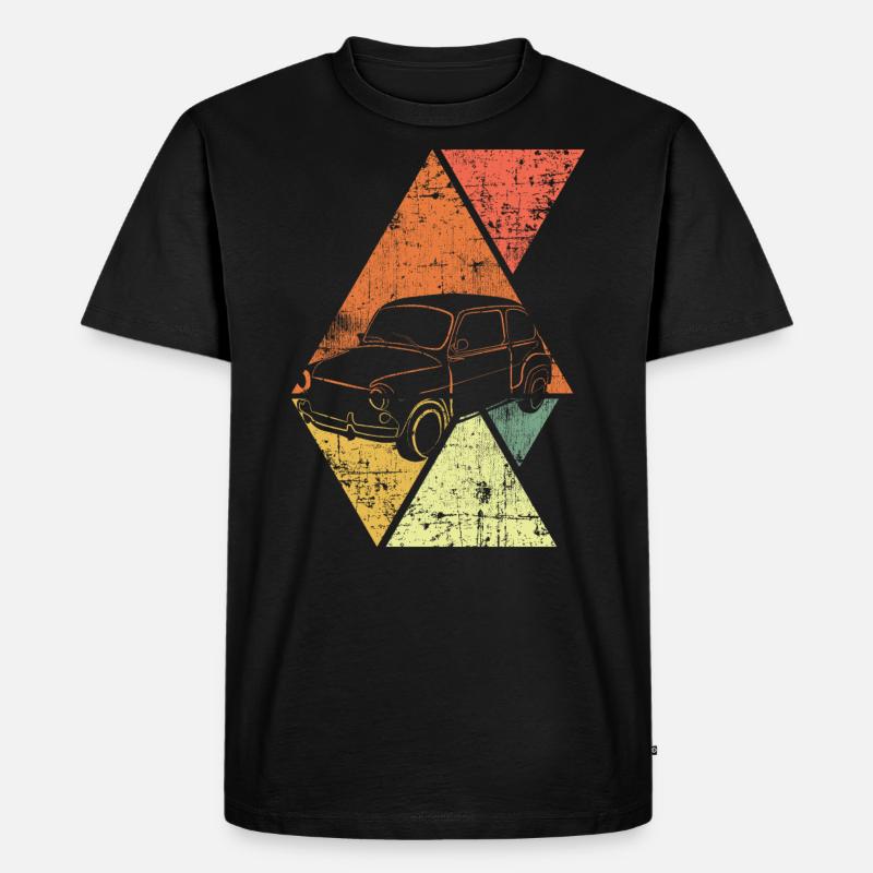 Oldtimer - Männer Premium Bio T-Shirt - Schwarz