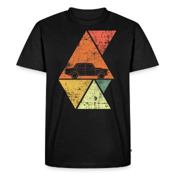 Voitures anciennes - T-shirt Premium bio Homme - noir - Devant - Nico (187cm)