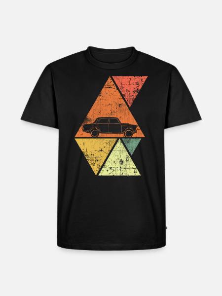 Oldtimer - Männer Premium Bio T-Shirt - Schwarz