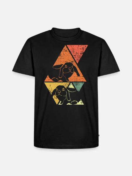 Rabbit Rabbit - Men's Premium Organic T-Shirt - black