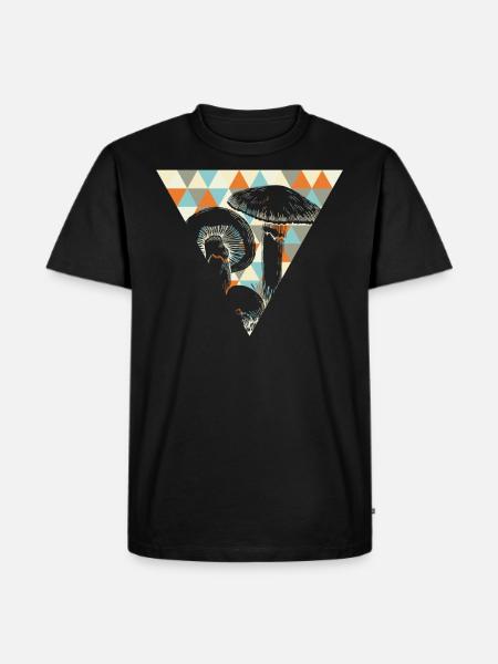 Champignons - T-shirt Premium bio Homme - noir