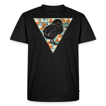 Les poussins - T-shirt Premium bio Homme - noir - Devant - Nico (187cm)