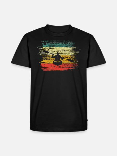 Kayak Aviron - T-shirt Premium bio Homme - noir
