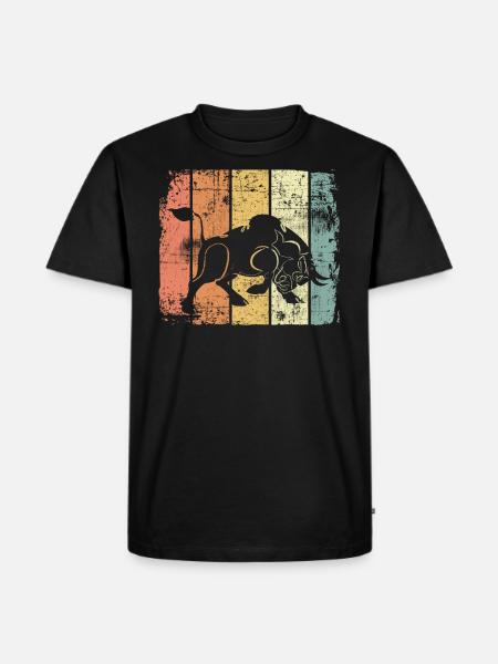 Bulle - Männer Premium Bio T-Shirt - Schwarz