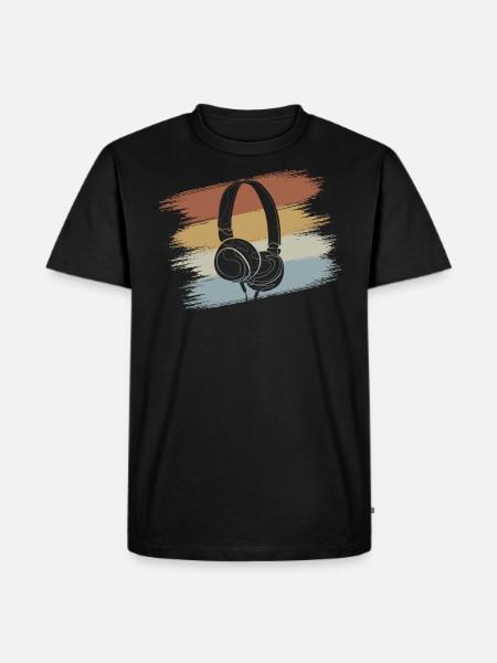 Musique - T-shirt Premium bio Homme - noir