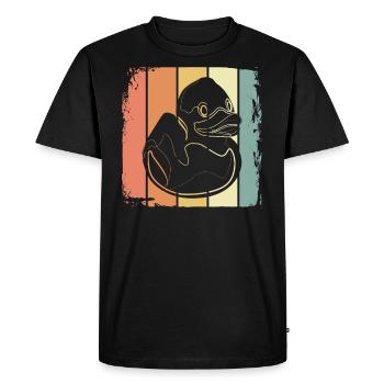 Bathtub Bathing Bay - Men's Premium Organic T-Shirt - black - Front - Nico (187cm)