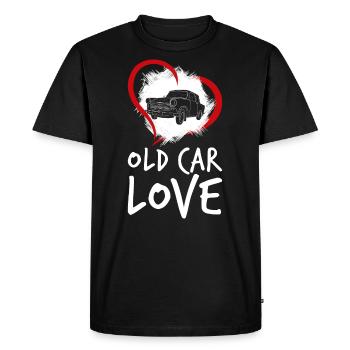 Vieille voiture - T-shirt Premium bio Homme - noir - Devant - Nico (187cm)
