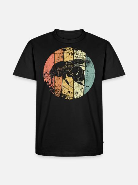 Hummel retro - Männer Premium Bio T-Shirt - Schwarz