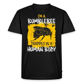 Hummel - Männer Premium Bio T-Shirt - Schwarz - Vorne - Nico (187cm)