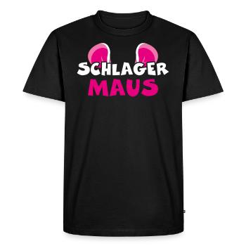Souris à percussion - T-shirt Premium bio Homme - noir - Devant - Nico (187cm)