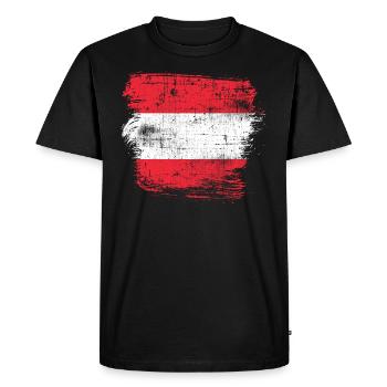 Autriche - T-shirt Premium bio Homme - noir - Devant - Nico (187cm)