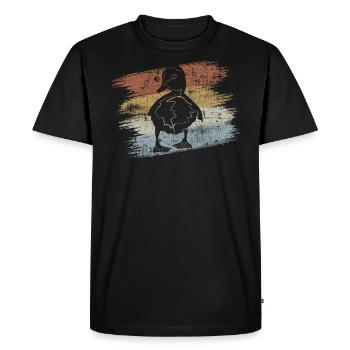 Bébé Canard Canard - T-shirt Premium bio Homme - noir - Devant - Nico (187cm)
