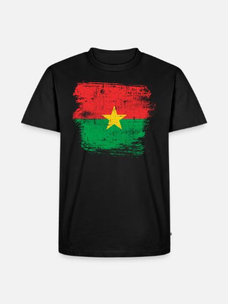 Burkina Faso - Men's Premium Organic T-Shirt - black